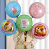 Día del Niño Globo de aluminio de 18 pulgadas para drenaje de empuje de negocios de WeChat, caricatura, oso pardo Keni Conejo, globo de decoración de cumpleaños