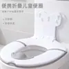 Almofada para Assento de Vaso Sanitário Armazenamento para Assento de Vaso Sanitário Homens Mulheres Bebê Anel para Vaso Sanitário Dobrável ao Ar Livre Portátil Universal Infantil à Prova de Salpicos