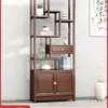 Nuevo Gabinete de Exhibición de Madera Maciza Estilo Chino para Sala de Estar, Gabinete de Té para Sala de Té, Estante de Almacenamiento Antiguo, Divisor, Gabinete de Múltiples Tesoros