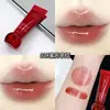 Gege Bear Esencia Nutritiva de Frutas Brillo de Labios Color Nude Hidratante Hidratante Brillo de Agua Esmalte de Labios Espejo para Mujeres