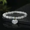 Pulsera Paso a Paso de Bambú de Jade Dongling 2024 Nueva para Novia Regalo de Vacaciones Pulsera de Cuentas de Transferencia de Calabaza de Cristal