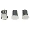 Coluna de Porca de Pressão para Furo Cego de Aço Inoxidável 304 Prisioneiro Hexagonal de Pressão Placa de Pressão Prisioneiro de Pressão Bsos-M3M4M5M6