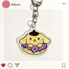 Llavero de Rosquilla Sanrio Lindo Colgante para Llavero Acrílico de Doble Cara Colgante para Mochila Escolar de Estudiante Mejor Amigo