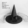 Chapéus de Halloween para crianças e adultos, chapéus de bruxa decorativos, artigos de festa, chapéus de bruxo, chapéus de bruxa, fantasias de Halloween