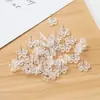 Pregos de Feltro para Parede 100 peças Tachinhas Transparentes Formato de Flor Decoração Parede de Fotos Jardim de Infância DIY Pregos de Pressionar Tachinhas T