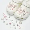 Amuletos para Zapatos Croc, Accesorios para Mujer, Clips para Zapatos DIY, Decoraciones 3D con Pedrería, Clips Desmontables, Estilo de Moda de Influencers