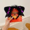 Sombreros de Halloween transfronterizos: Diadema de felpa de fantasma de calabaza, diseño versátil de nicho, disfraz de cosplay, accesorio para el cabello peculiar para mujeres