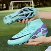 2435 Dropshipping Transfronterizo Messi Spike 15 Zapatos de Fútbol para Hombre de Caña Alta para Adultos Competencia Entrenamiento Juvenil Estudiante Tenis