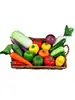 Modelo de espuma de vegetais e frutas pimenta cenoura pepino abóbora alho milho decoração material didático infantil