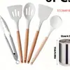 Juego Ligero de Utensilios de Cocina de 17 Piezas Cuchara Medidora, Espátula, Cubo Herramientas de Cocina