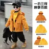 Chaqueta para Niños Primavera y Otoño 2025 Nueva Chaqueta Deportiva Tres en Uno Ropa Polar de Moda