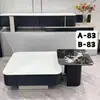 Mesa de Centro Estilo Crema para Sala de Estar Hogar Apartamento Pequeño Nueva Redonda Minimalista Diseño Creativo Sentido de Alto Nivel Mesa de Centro
