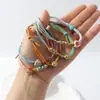Pulseiras Coloridas de Fio para o Festival do Barco-Dragão, Sachês de Linha de Algodão com Nó Flor de Pessegueiro, Pulseiras Finamente Tecidas de Zongzi da Sorte, Acessórios de Mão para Atrações Turísticas Atacado