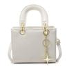 Bolsa Pequena Quadrada de Design Nicho de Moda 2025 Primavera Nova Casual Estilo Ocidental Feminina Texchy Ombro Transversal