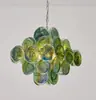 Lustre de Vidro Murano Transfronteiriço Francês Retrô de Alto Padrão para Sala de Jantar Luz de Luxo Leve Luminárias de Arte para Quarto