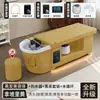 Cama de Lavado de Cabello para Barberías de Exportación Transfronteriza, Cama Integrada de Terapia Capilar con Circulación de Agua, Vapor, Masaje de Belleza y Calentador de Agua