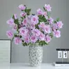 Azalea de Rama Única Altamente Realista, Laurel de Montaña, Camelia para Decoración de Bodas y Escenas al Aire Libre, Flor Artificial