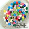 Pulseira de colar multicolorida em forma de coração, cor natural, antidesbotamento, material artesanal, faça você mesmo, contas de coração de pêssego