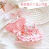 Roupas Apenas] Roupas de Boneca Labubu 17cm Aquecimento de Coração Macaron Vinyl Face Labubu Substituição de Roupas de Bebê