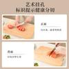 Tabla de cortar de bambú Keman Duo para cocina casera, tabla de cortar para frutas y verduras, nuevo modelo 2025, tabla doble cara adhesiva de pie
