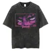 T-shirt Lavada Europeia Transfronteiriça Anime Japonês Harajuku Streetwear