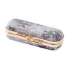 Caja Mini Anillo Transfronteriza, Caja de Joyería Portátil, Almacenamiento Pequeño de Joyería de Moda de Lujo, Caja Portátil de Almacenamiento de Anillos para Viaje
