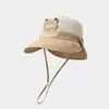 Sombrero para Bebés y Niños Delgado Ala Ancha Secado Rápido Sombrero para el Sol Niña Bebé Hombres y Mujeres Lindo Protección Solar de Verano Sombrero de Pescador