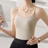 Nuevo Estilo Camisola para Mujer con Almohadillas de Sujetador Integradas, Ropa de Exterior Verano 2026, Diseño de Espalda Fresco y Hermoso, Capa Base