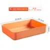 Caja de almacenamiento de plástico color Morandi caja de almacenamiento para armario ropa interior pantimedias caja de almacenamiento para snacks juguetes con tapa caja de almacenamiento