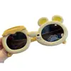 Gafas de sol polarizadas para niños con diseño de oso, gafas de sol de silicona con dibujos de ratón, gafas geniales de oso, gafas lindas para fotos, protector solar