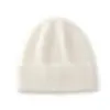 Gorro de cachemira para hombre y mujer, 100% cachemira, nuevo estilo otoño/invierno, cálido, gorro para poner, gorro de punto moderno y versátil, gorro de lana
