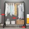 Suporte para roupas Piso Doméstico Dormitório Estudantil Quarto dobrável Prateleira suspensa Varanda Armazenamento Simples Cool Clothes Rod