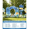 Decoração de Balões para Cena de Formatura Placa de KT Jardim de Infância Ensino Médio Ensino Fundamental Decoração Cerimônia de Turma Parede de Fundo Atmosfera