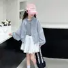 Ropa de Verano para Niñas, Estilo Nuevo, Moderna, para Exteriores, Protección Solar, 2026, Estilo Verano para Niñas Mayores, Estilo Coreano Casual, Chaqueta con Cremallera y Cuello Alto