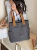 Bolso Casual de Lona Nuevo con Gran Capacidad para Niñas, Bolso Tote para el Trabajo, Bolso de Hombro Simple Casual y Artístico para Estudiantes