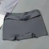 Ropa interior femenina de seda helada sin costuras para verano con entrepierna de algodón, shorts de seguridad anti-exposición, ligera, transpirable y cómoda capa base