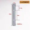 Pieza de Fijación en Ángulo Recto Duradera y Multifuncional Tira Plana de Hierro Curvable de Uso Múltiple Barra Recta de Hierro Galvanizado Pieza de Conexión en Forma de I