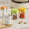 Frasco de Condimento de Vidrio Hogar Cocina Sal GMS Azúcar Harina Condimento A Prueba de Humedad Sellado Sabor de Cocina Botella de Condimento Salero