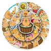 50 Stickers de Grafiti de Carpincho Transfronterizos de Dibujos Animados Animal Kabibala DIY Vaso de Agua Equipaje Sticker Impermeable