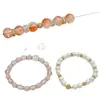 Cuentas Espaciadoras de Anillo de Diamante de Colores Cuentas Sueltas Rueda Espaciadora de Diamante con Cuentas Borde de Rueda Accesorios para Pulsera Collar de Joyería Hechos a Mano para DIY