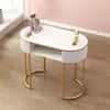 Mesa Branca Estilo Creme para Unhas para Uso Doméstico, Luxo Leve, Moderna, Mesa Multifuncional para Salão de Unhas, Conjunto Completo para Uma Pessoa, Design Simples