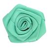 En Stock 4cm Sombrero de Confinamiento de Cinta DIY Flor Pequeña Flor de Cinta de Satén Flor de Rosa Pentagonal Accesorios para Caja de Dulces de Boda Sombrero de Flor de Mano