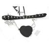 Estilo coreano Novo Mini Cinto de Amor Estilo Punk Feminino Moda Estilo Côncavo Pequeno Cintura Bolsa Cinto Destacável Decorativo Bolsa