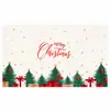 Exclusiva transfronteriza, popular serie de manteles navideños con estampados de alta definición que presentan a Santa Claus, muñecos de nieve y diseños florales, perfectos para la decoración de la mesa festiva