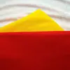 Venta al por mayor de fábrica tela de algodón de 90 cm de ancho Tela de algodón Rojo Amarillo tela de algodón viga boda Templo Salón de Buda tela
