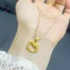 Loja de Ouro Mesmo Estilo Antigo Banhado a Ouro Colar de Gato Kaidi, Nicho, Exquisito, Simples, Versátil, Corrente Doce para Clavícula para Mulheres, Atacado