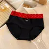 Roupa íntima de algodão puro para estudantes do sexo feminino, cintura média, antibacteriana, 100% algodão, entrepernas estendido, confortável e respirável, novo estilo de calcinha para jovens mulheres