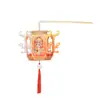 Festival de Mediados de Otoño 2026 Modelo Nuevo Carrusel Linterna Kit de Materiales Hechos a Mano para DIY Juguete Portátil Brillante para Niños Linterna de Carrusel de PVC