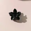 Grampo de Cabelo Frangipani Retrô Transfronteiriço, Grampo de Cabelo Flor Gradiente de Alta Qualidade, Prendedor de Tubarão para Rabo de Cavalo, Adorno para a Parte de Trás da Cabeça