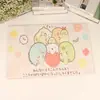 Tapete de Chão de Flanela na Porta do Banheiro, Tapete Absorvente Antiderrapante para Pia, Tapete para Pés Doméstico, Tapete de Chão de Banheiro de Desenho Animado